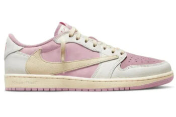 Travis Scott x Air Jordan 1 Low Shy Pink Rose""