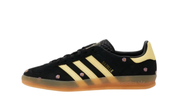 adidas Gazelle Indoor Core Black Almost Yellow Floral (W)