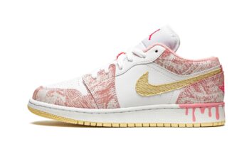 Air Jordan 1 Low SE GS Paint Drip"